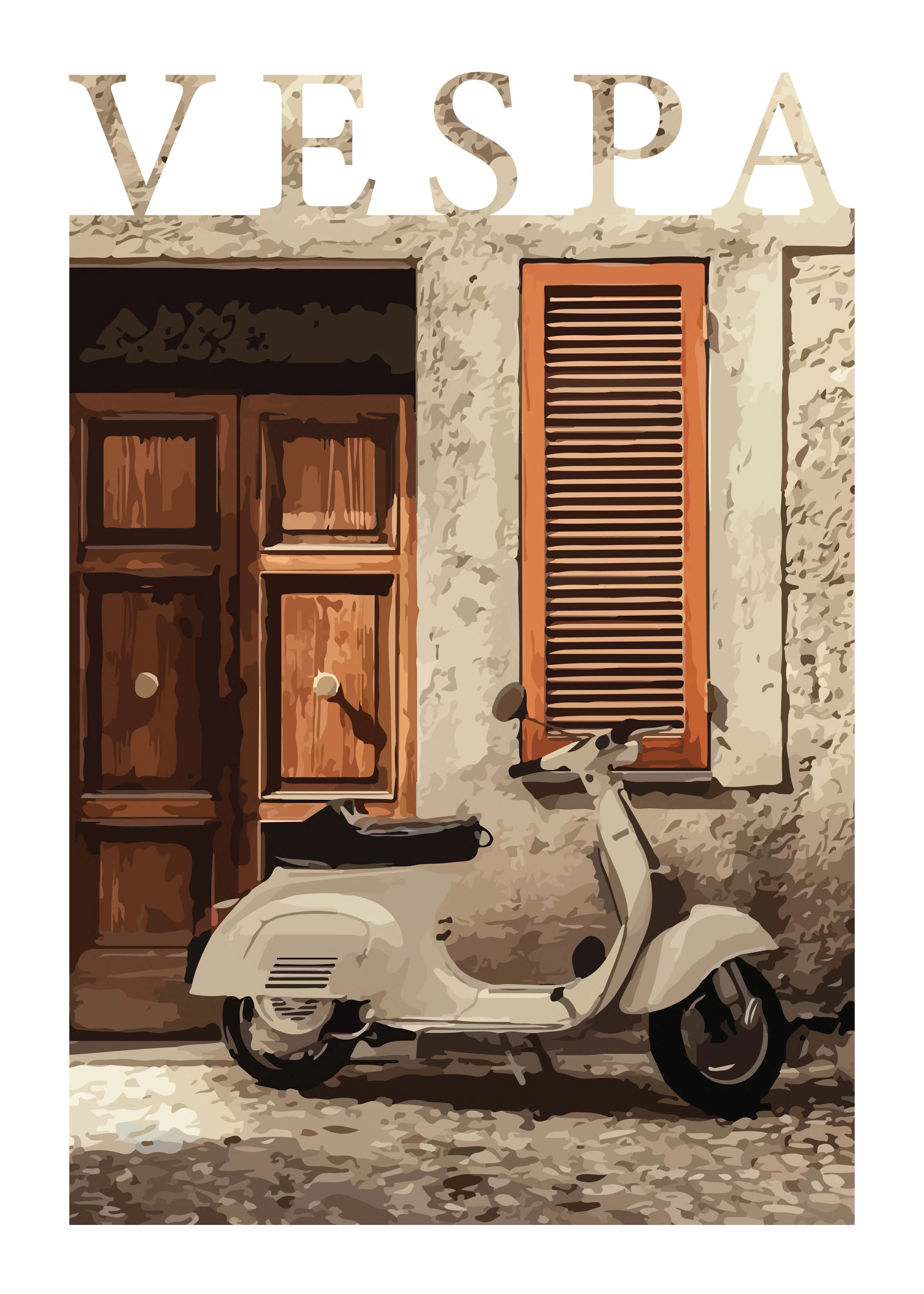 "Piaggio Vespa" No.2" Poster