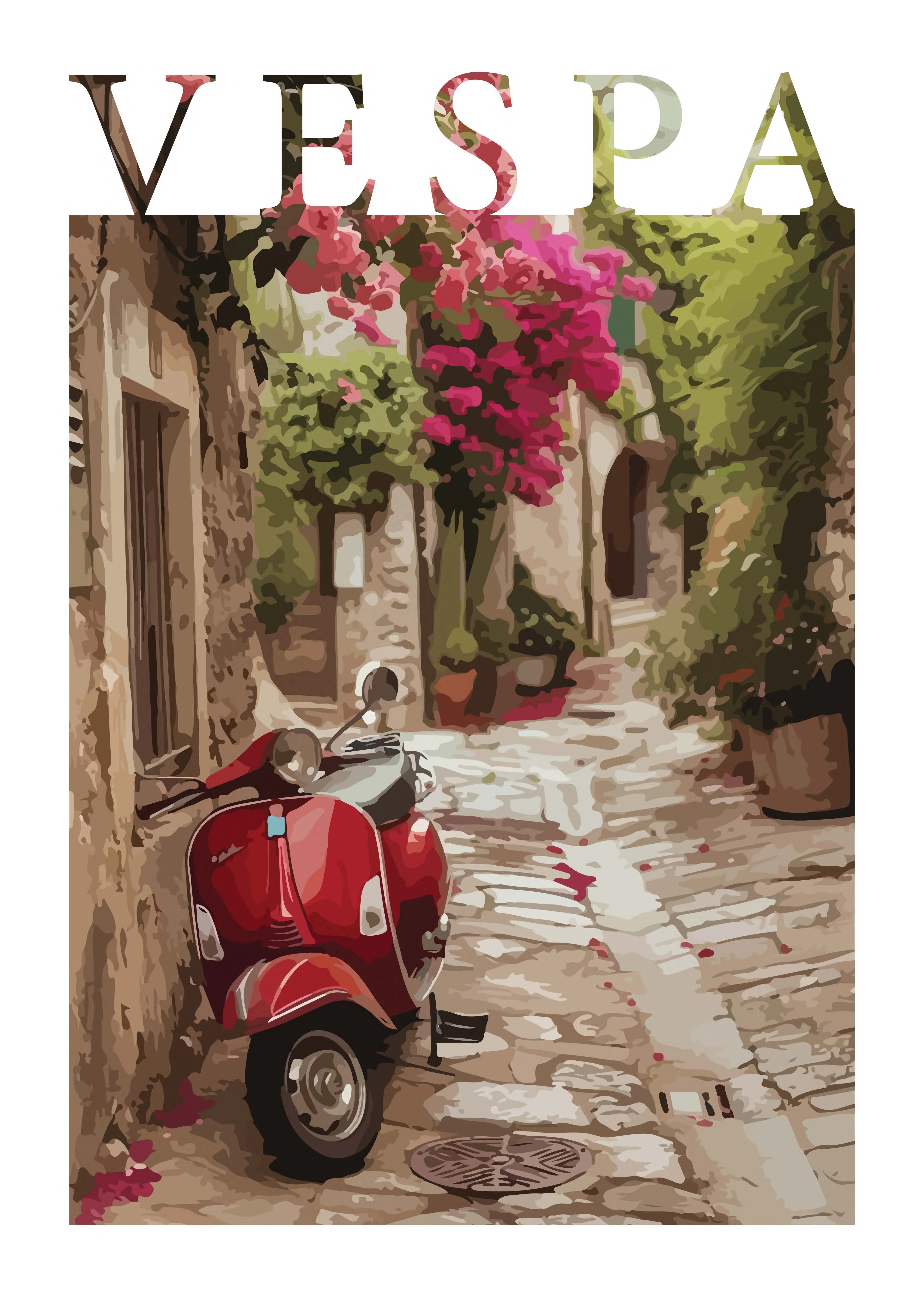 "Piaggio Vespa" No.6" Poster