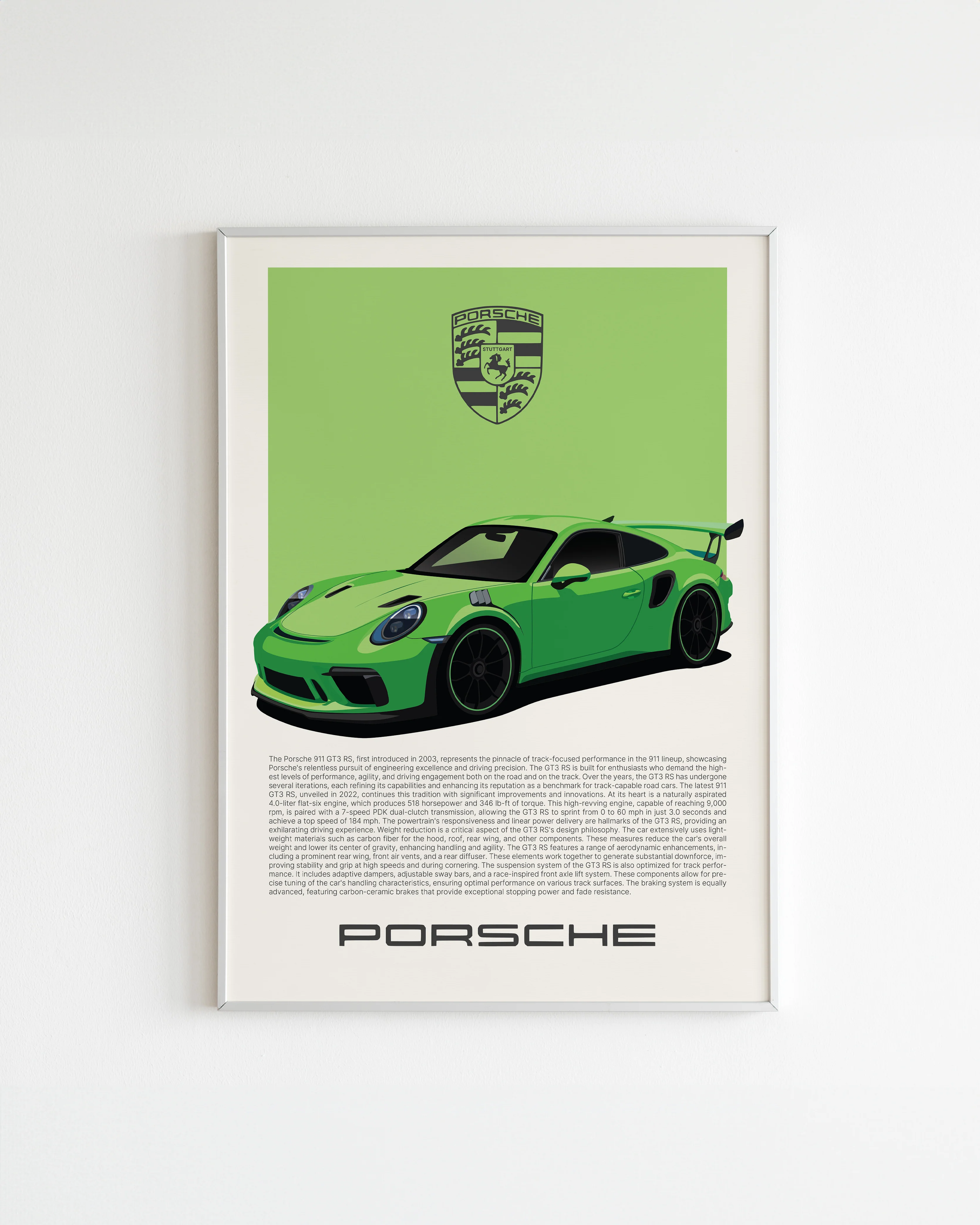 "Porsche 911 GT3 RS" Poster - Image 2