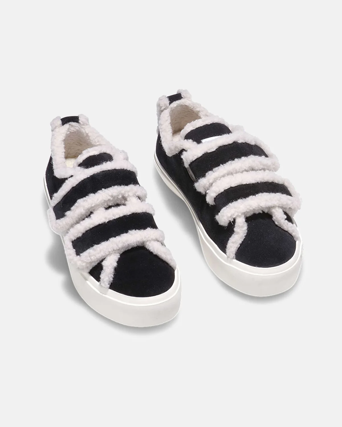 Shearling Low Velcro "Black" - Image 3