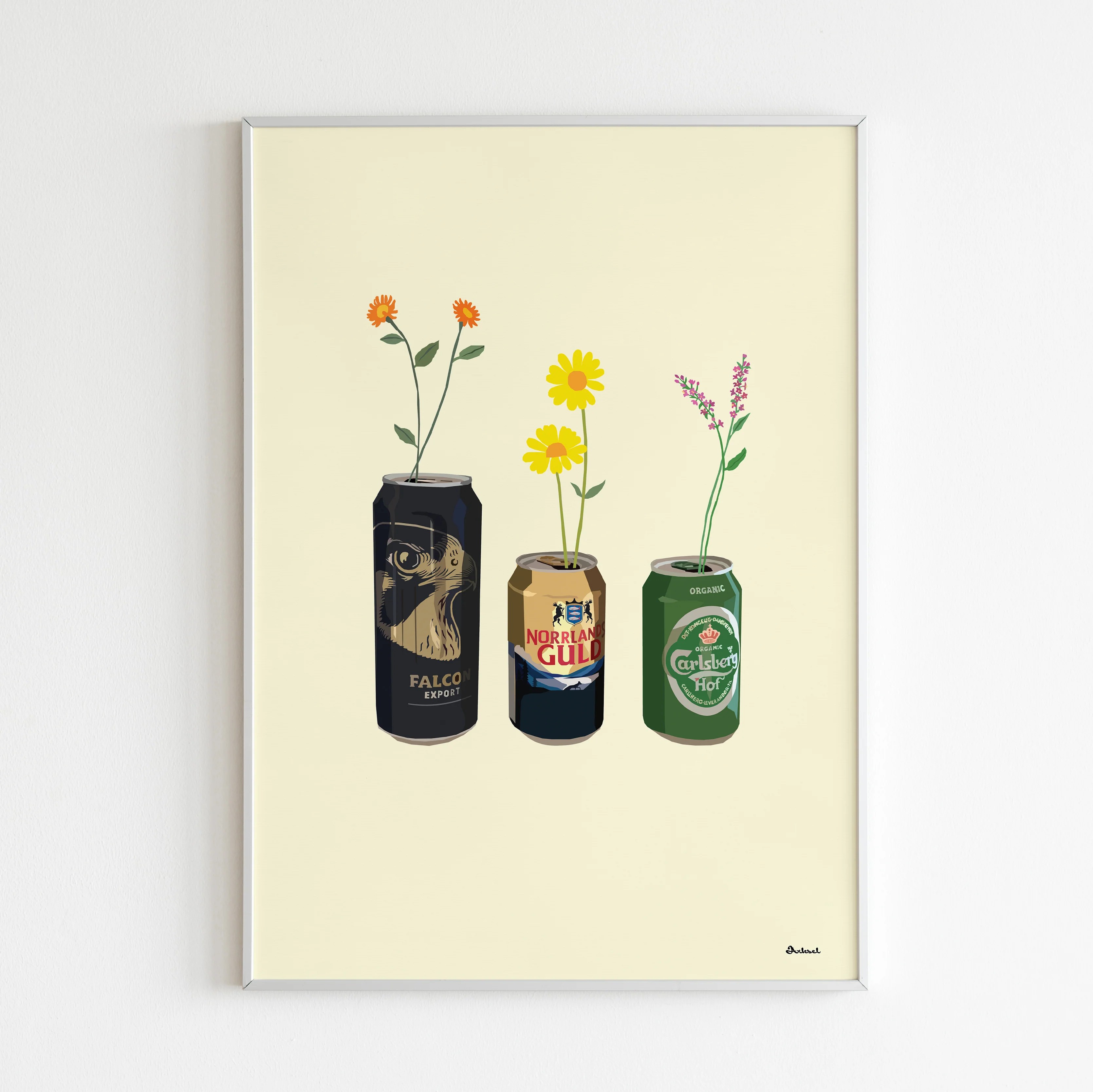 Sprouting Beer Cans Poster - Image 2