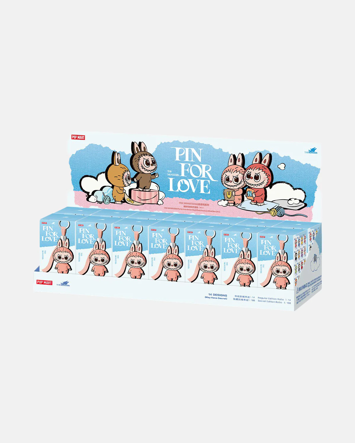 Labubu The Monsters Pin for Love 14-pack (N-Z)