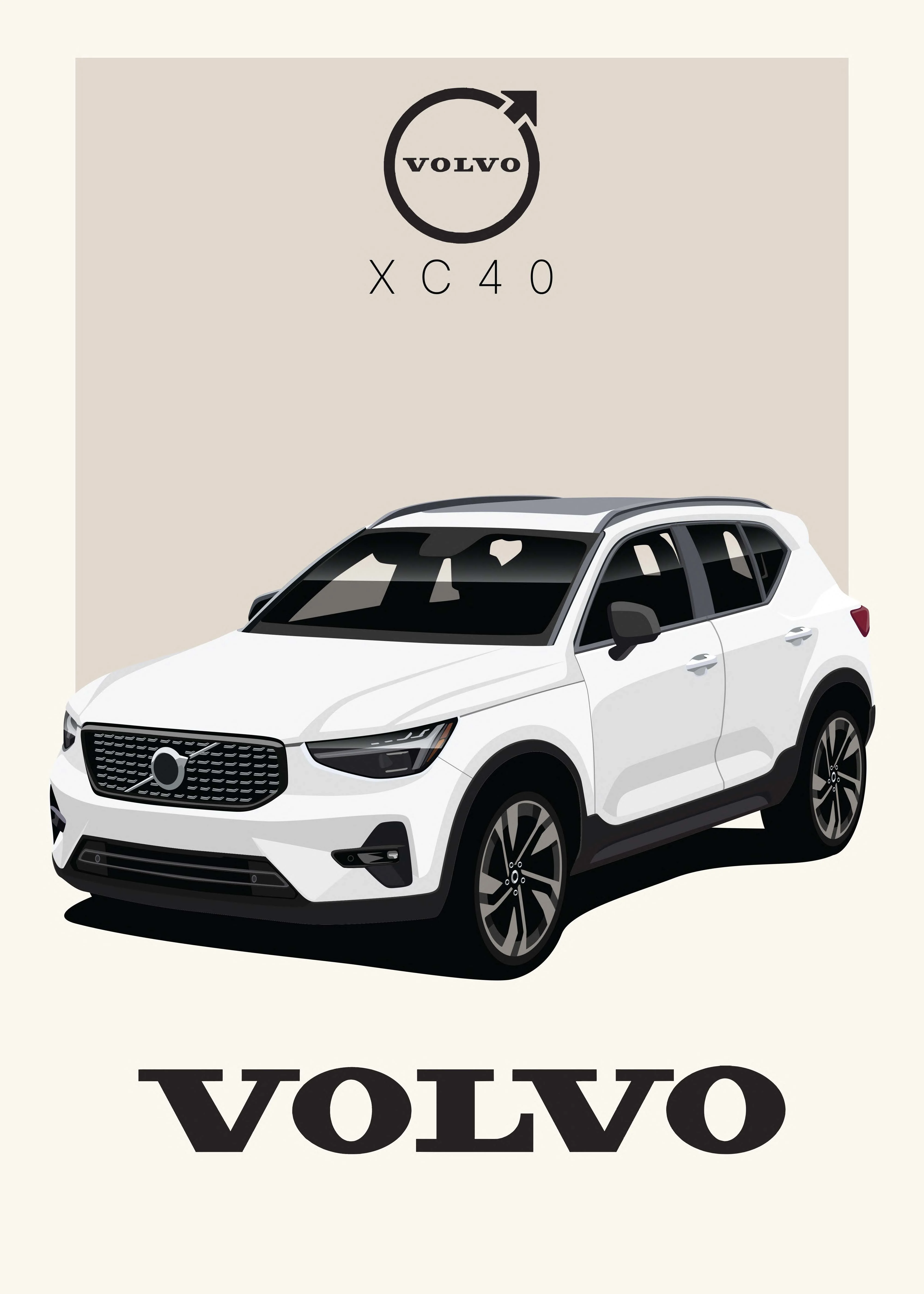 "Volvo XC40" Poster