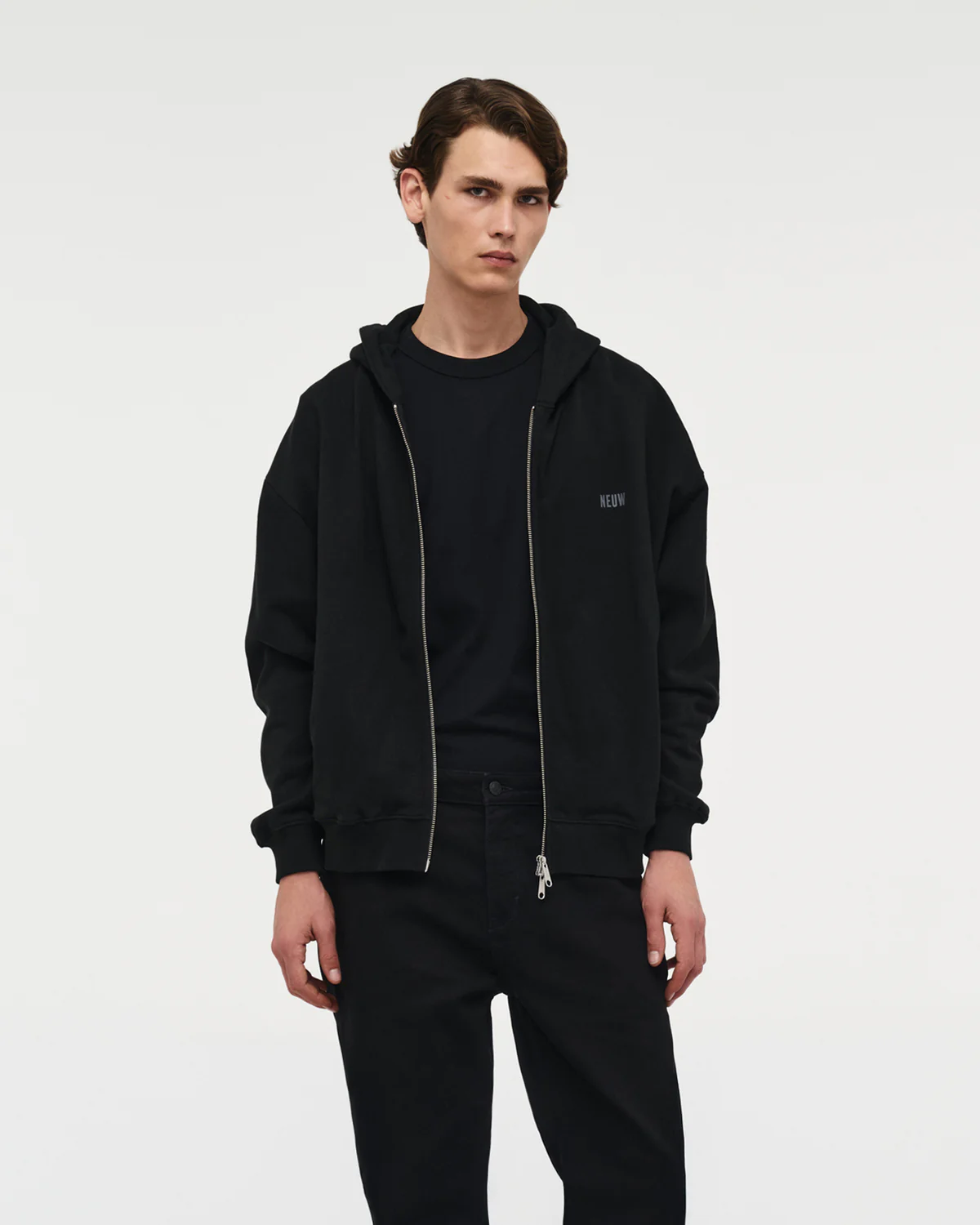 Wordmark Hoodie "Black" - Image 2